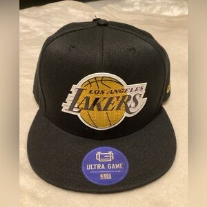 New Era Black and Gold Los Angeles Lakers Hat